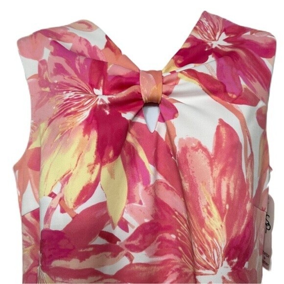 Shelby & Palmer Floral Print Multi-Colored Dress Size 10 - Picture 5 of 16